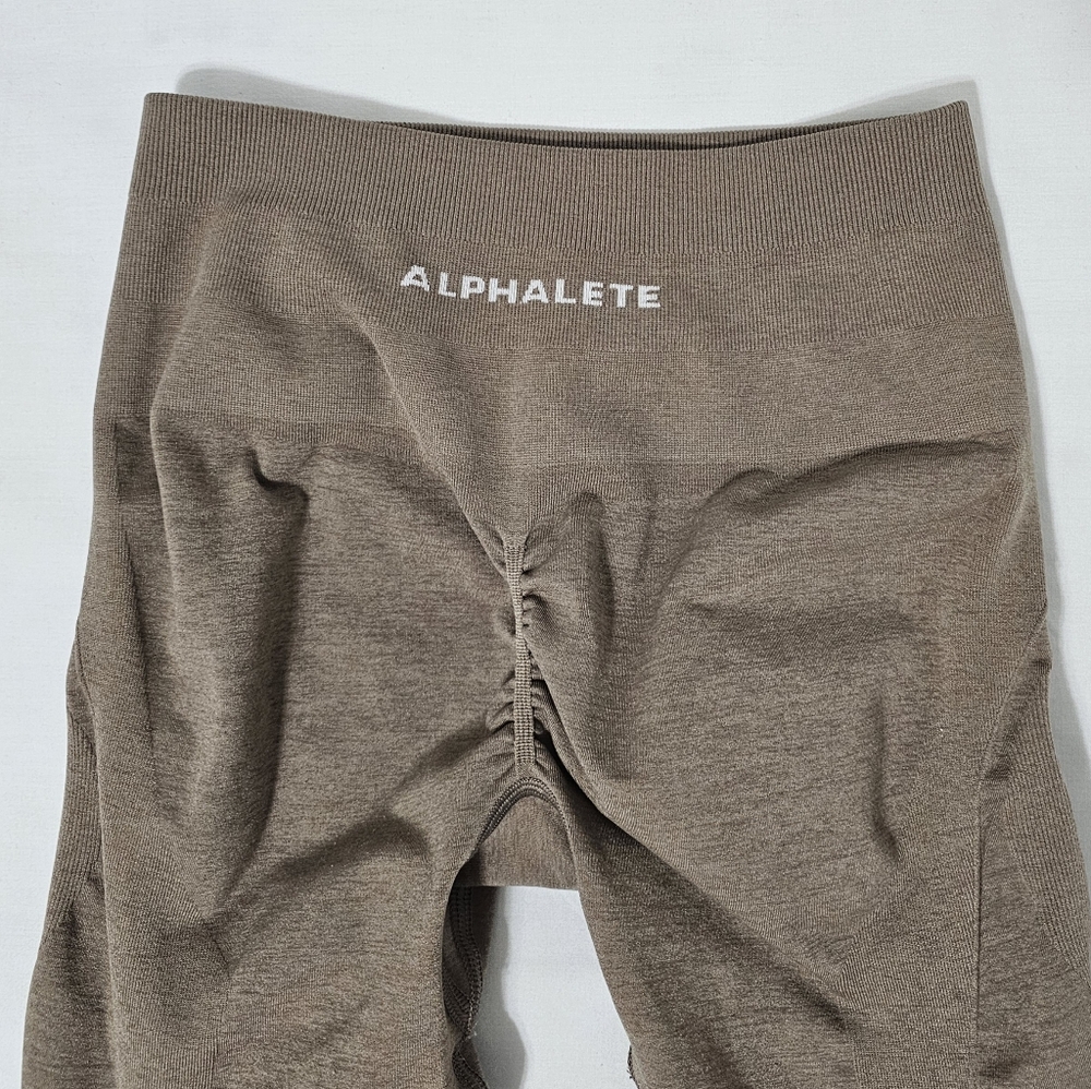 Alphalete Seamless Scrunch Leggings – Women’s Small – Brown